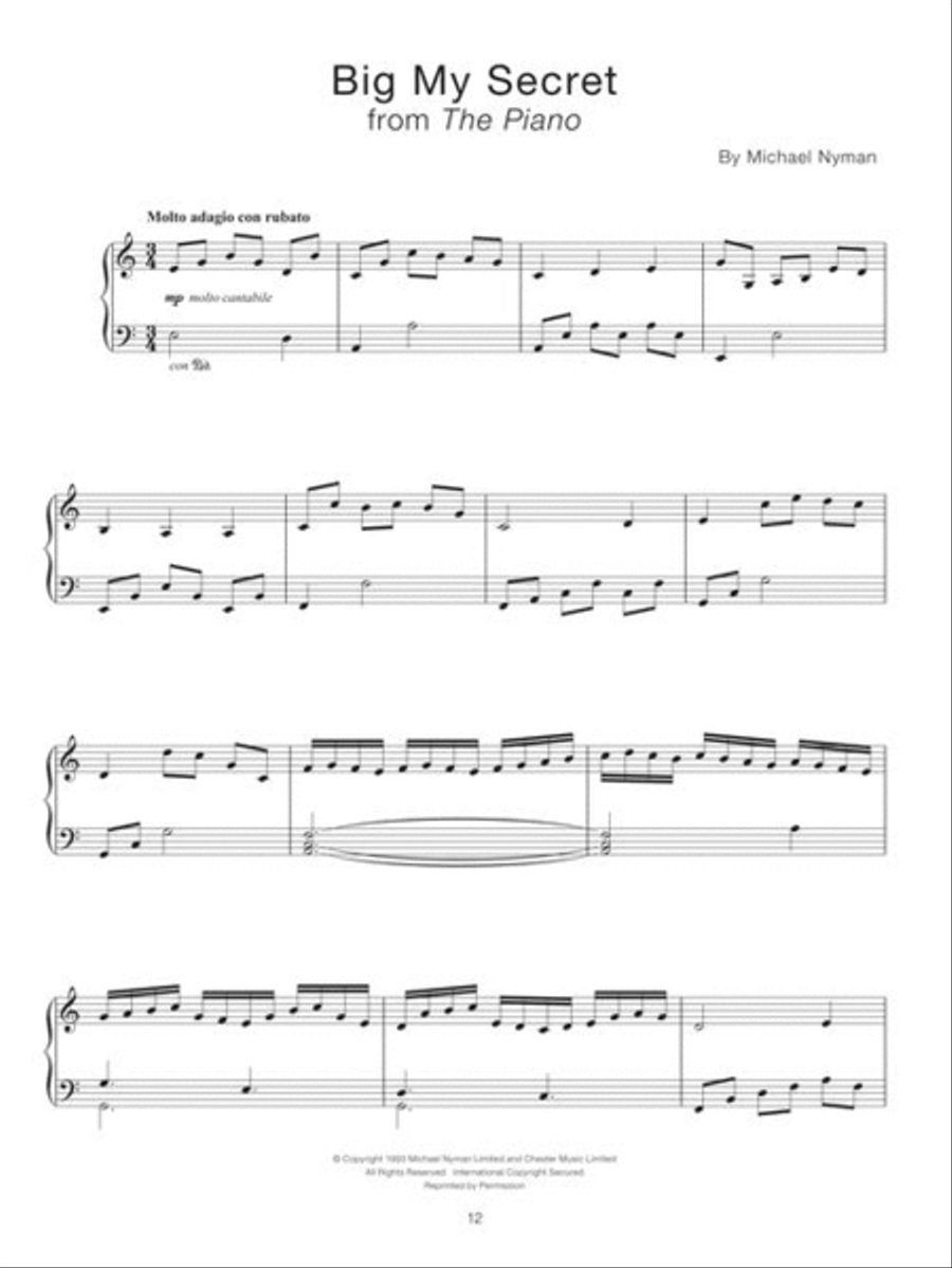 Contemporary Piano Masters Easy Piano scores gallery preview page 7