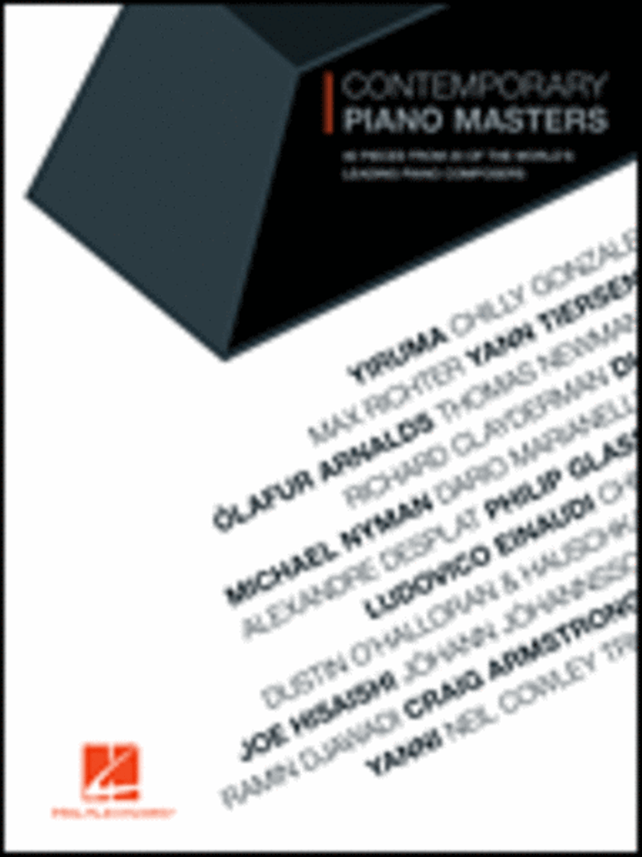 Contemporary Piano Masters Piano Solo scores gallery preview page 1