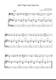 Alle Vögel sind schon da (All the Birds are there/ Spring Song)