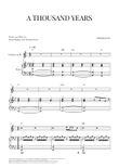 A Thousand Years mini preview
