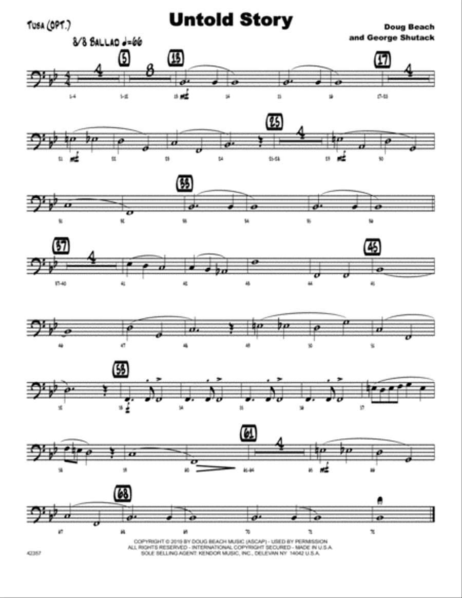 Untold Story - Tuba Tuba scores gallery preview page 1