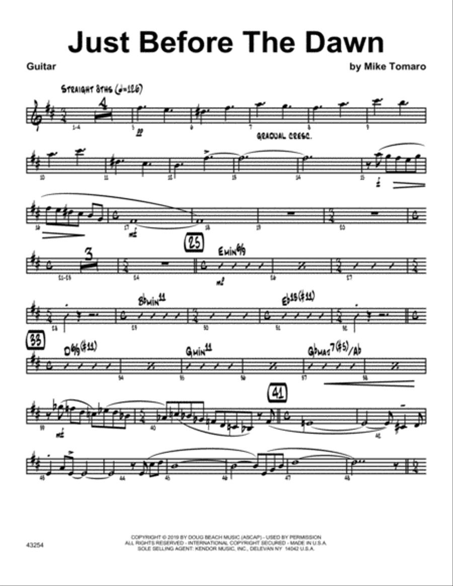 Just Before The Dawn - 3rd Trombone Trombone scores gallery preview page 1