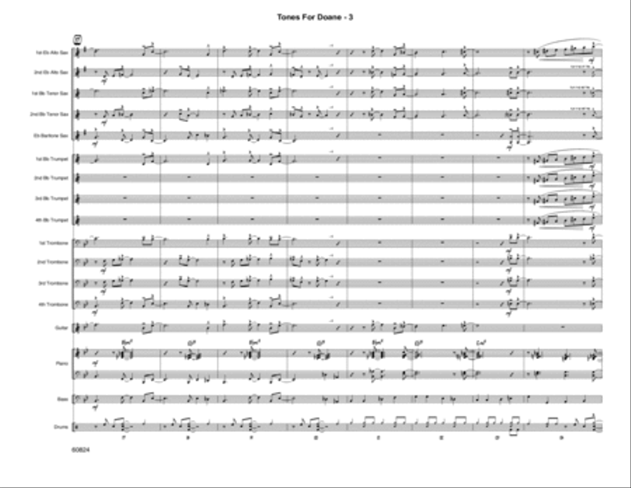 Tones For Doane - Full Score Percussion scores gallery preview page 3