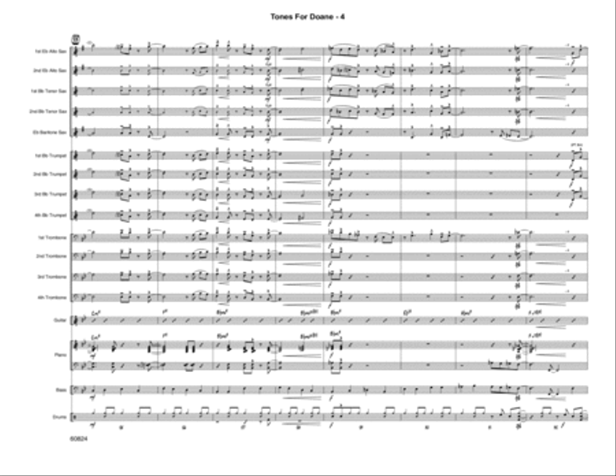 Tones For Doane - Full Score Percussion scores gallery preview page 4