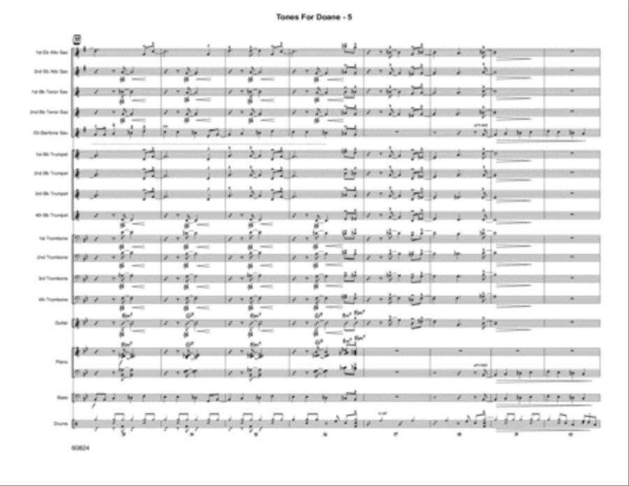 Tones For Doane - Full Score Percussion scores gallery preview page 5