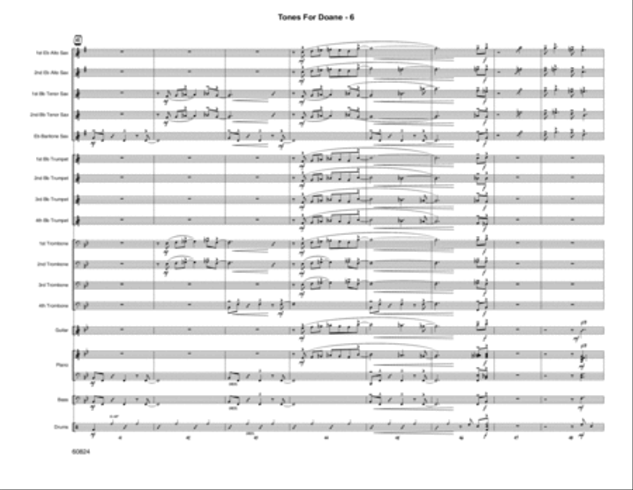 Tones For Doane - Full Score Percussion scores gallery preview page 6