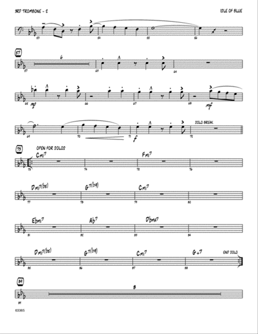 Isle Of Blue (based on the chord changes to 