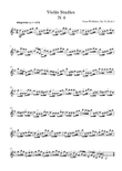 mp3 + pdf / F.Wohlfahrt, Etude N.4, from 60 Etudes for Violin, Op.45, Book I, + mp3 life recording