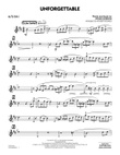 Unforgettable (arr. Roger Holmes) - Alto Sax 1