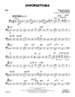 Unforgettable (arr. Roger Holmes) - Bass