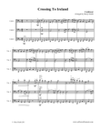 Crossing to Ireland traditional Celtic tune for cello trio (three cellos)