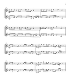 Super Mario Bros Theme Clarinet Duet scores gallery preview page 6