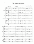 Folk Songs for Strings--String Orchestra Set