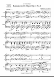 Rubinstein - Romance Op44 No1 - Piano Trio Violin Cello Piano