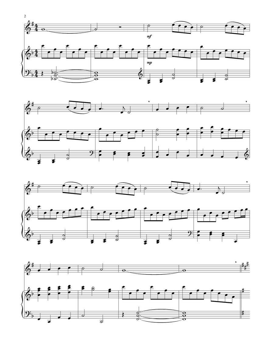 Angels We Have Heard On High Trumpet Solo scores gallery preview page 2