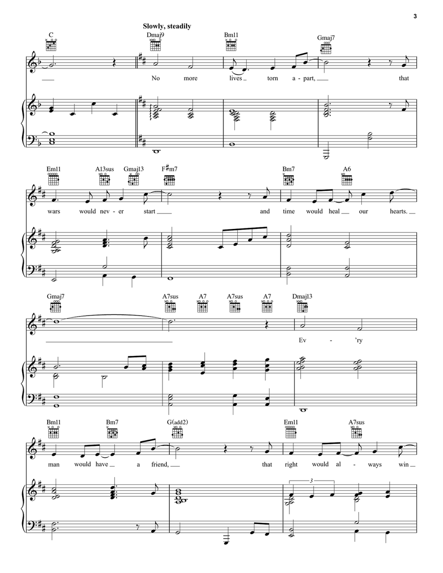 Grown-Up Christmas List Grown-Up Christmas List Piano, Vocal, Guitar scores gallery preview page 3