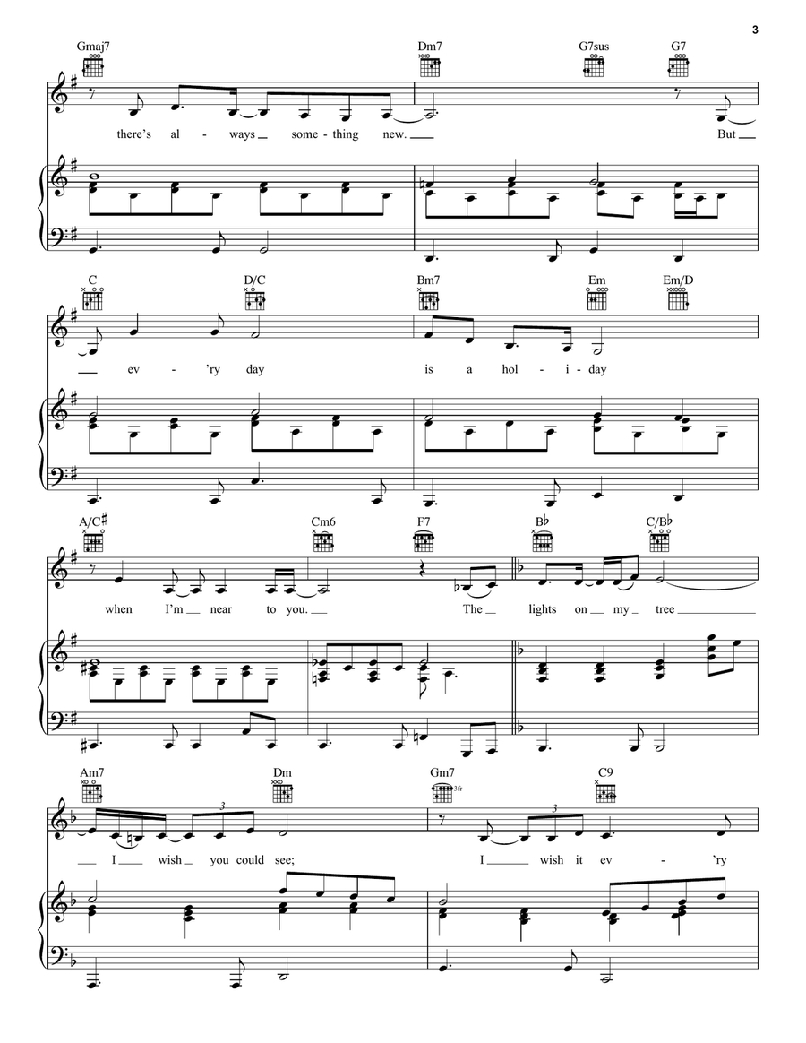Merry Christmas, Darling Merry Christmas, Darling Piano, Vocal, Guitar scores gallery preview page 3