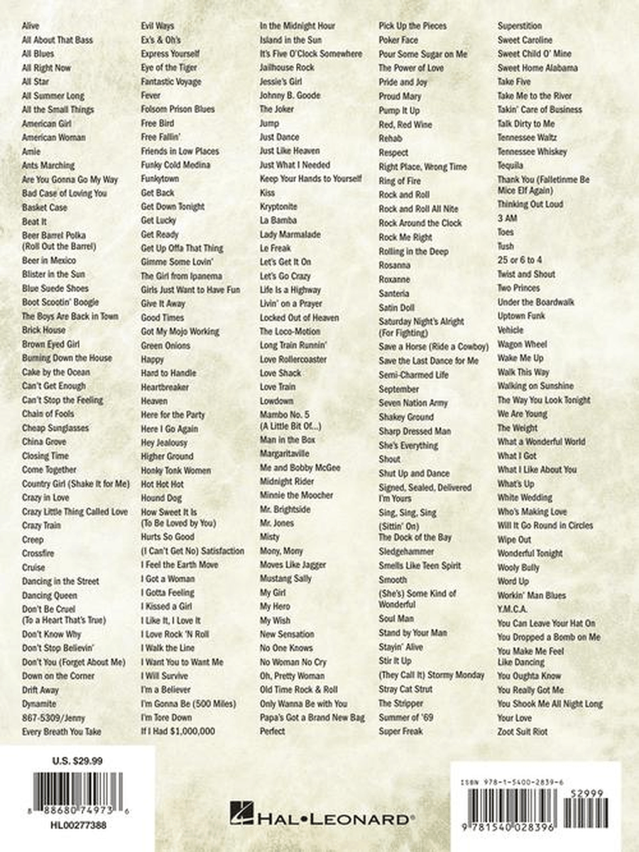 The Drummer's Fake Book Piano scores gallery preview page 11