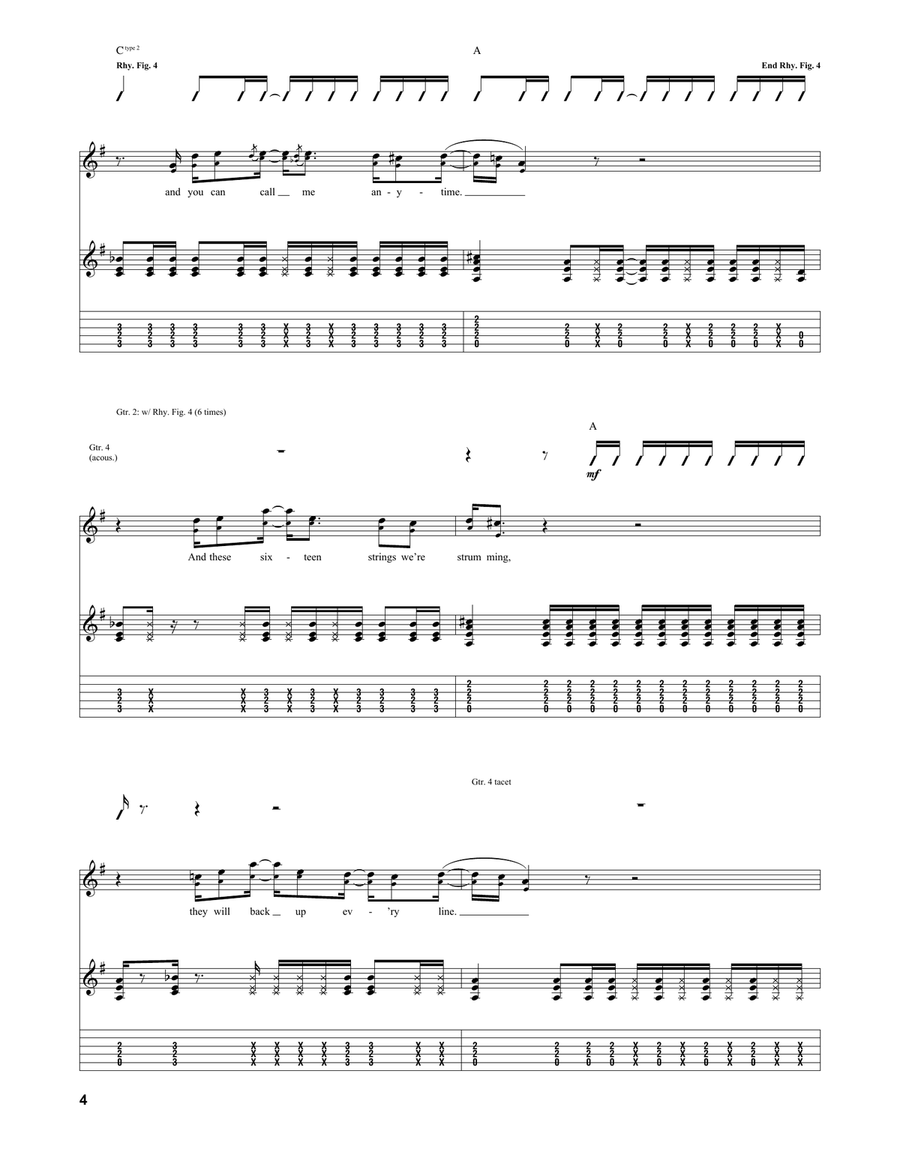 Help Me Stranger Help Me Stranger Guitar Tablature scores gallery preview page 4