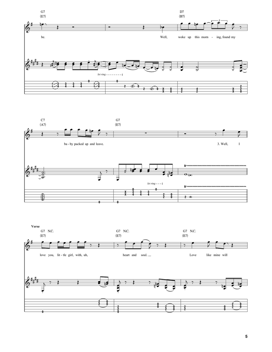 I'm Tore Down I'm Tore Down Electric Guitar scores gallery preview page 5