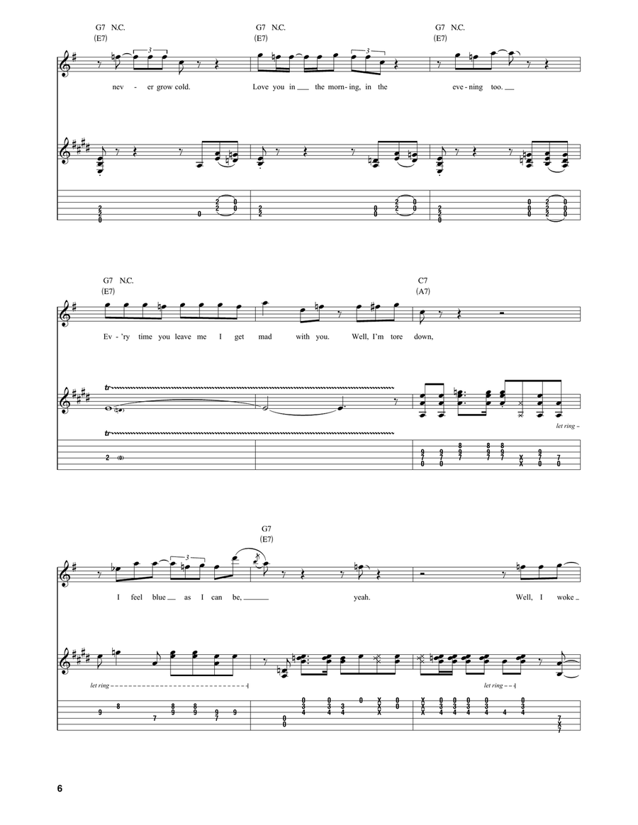 I'm Tore Down I'm Tore Down Electric Guitar scores gallery preview page 6
