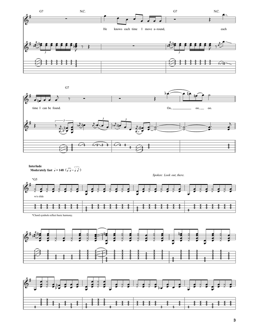 Secret Agent Secret Agent Electric Guitar scores gallery preview page 3