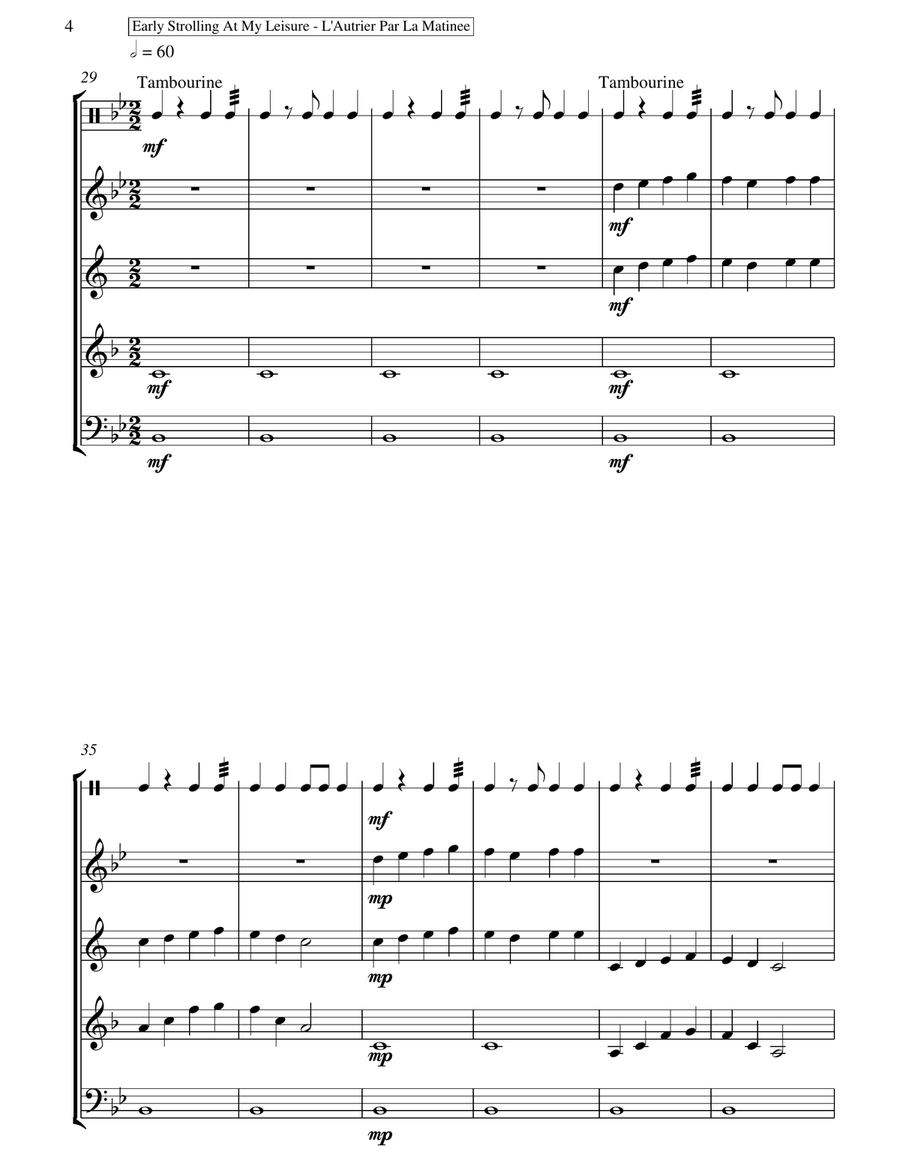 Trouvères and Minnesingers: Wind Quintet Woodwind Quintet scores gallery preview page 5