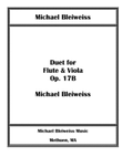 Duet Op. 17B for Flute and Viola