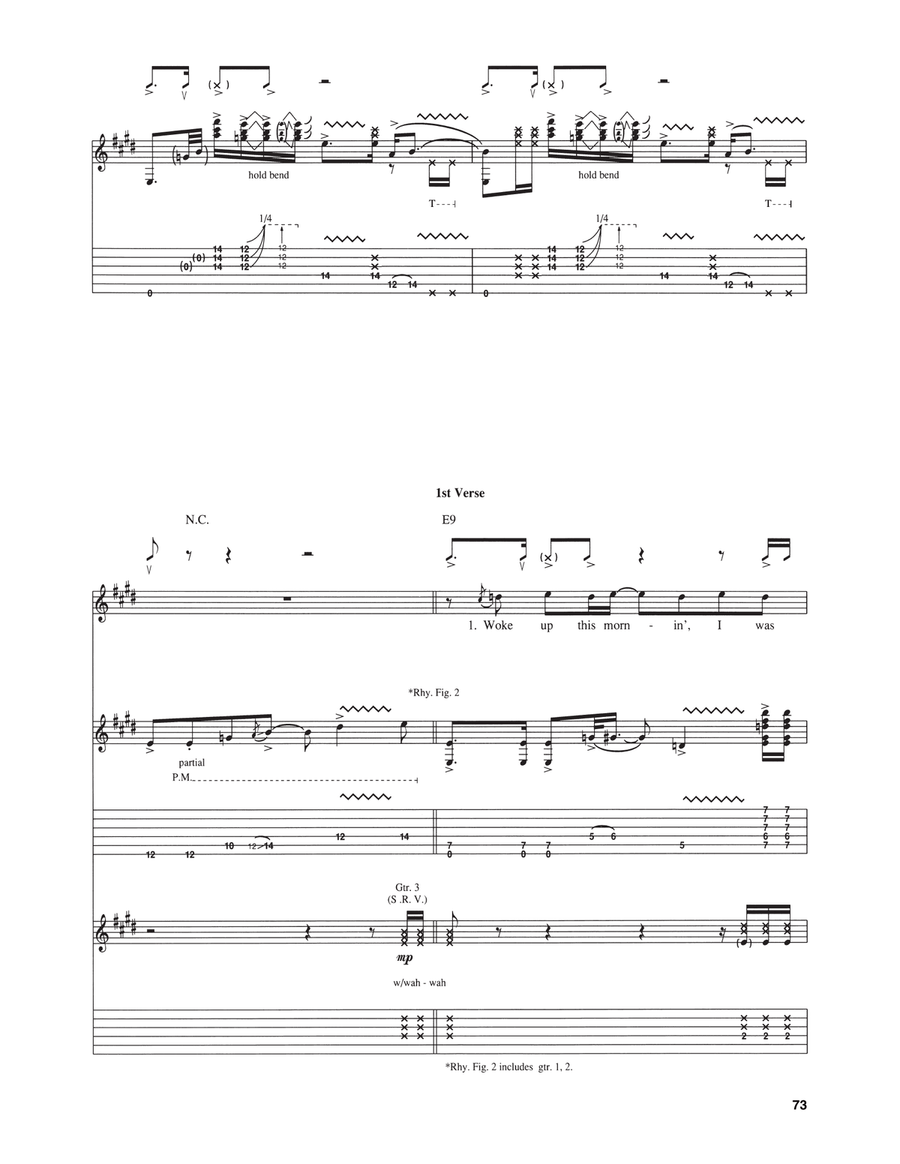 Telephone Song Telephone Song Electric Guitar scores gallery preview page 2