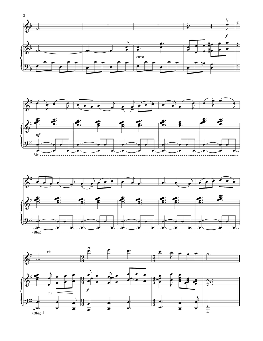 Sussex Carol Sussex Carol Violin Solo scores gallery preview page 2