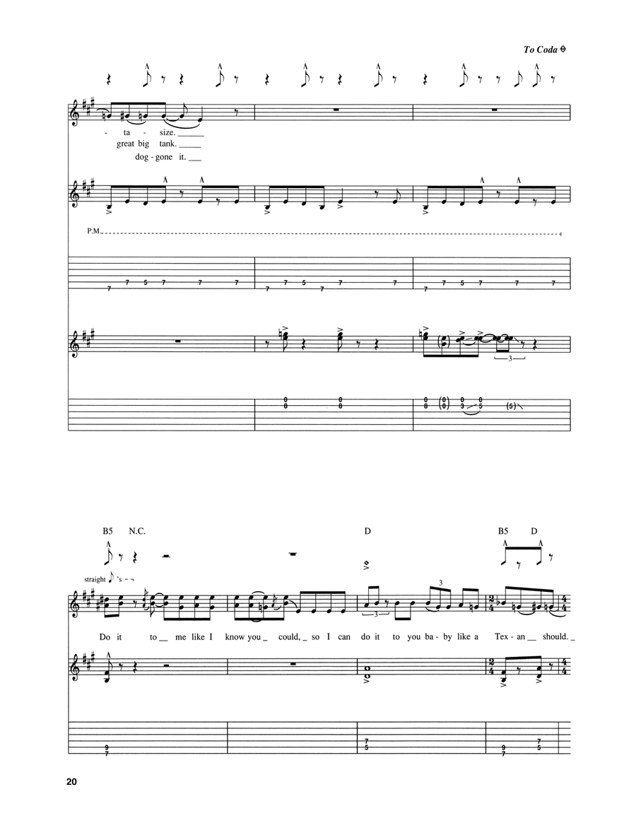 Good Texan Good Texan Electric Guitar scores gallery preview page 5