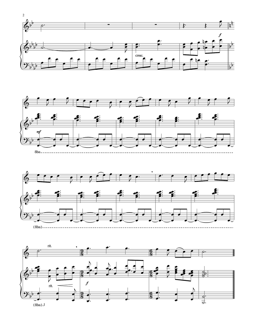 Sussex Carol Sussex Carol Trumpet Solo scores gallery preview page 2