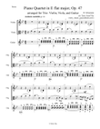 Schumann op.47 Cantabile (for Violin, Viola and Guitar)