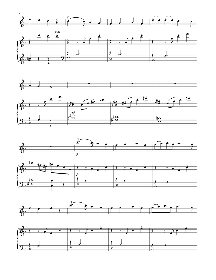 Deck The Hall Deck The Hall Violin Solo scores gallery preview page 2