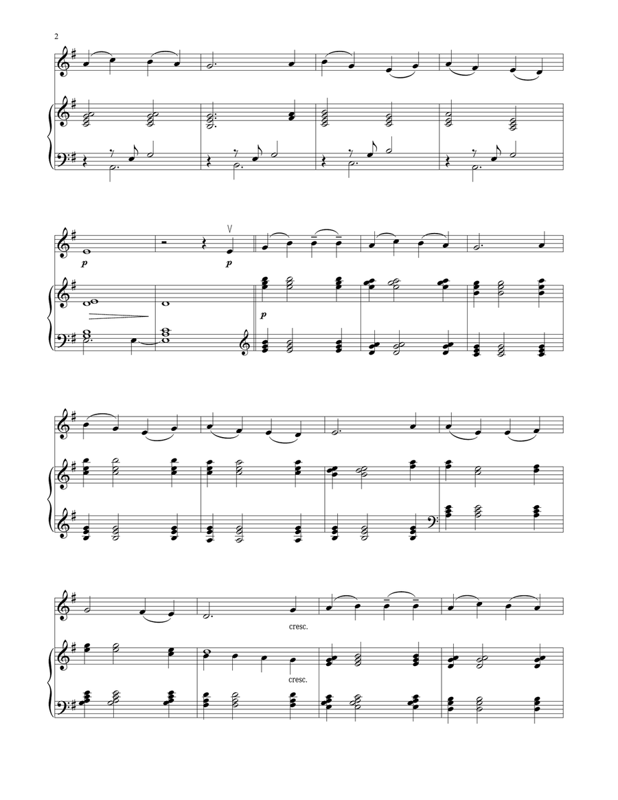 O Come, O Come, Emmanuel O Come, O Come, Emmanuel Violin Solo scores gallery preview page 2