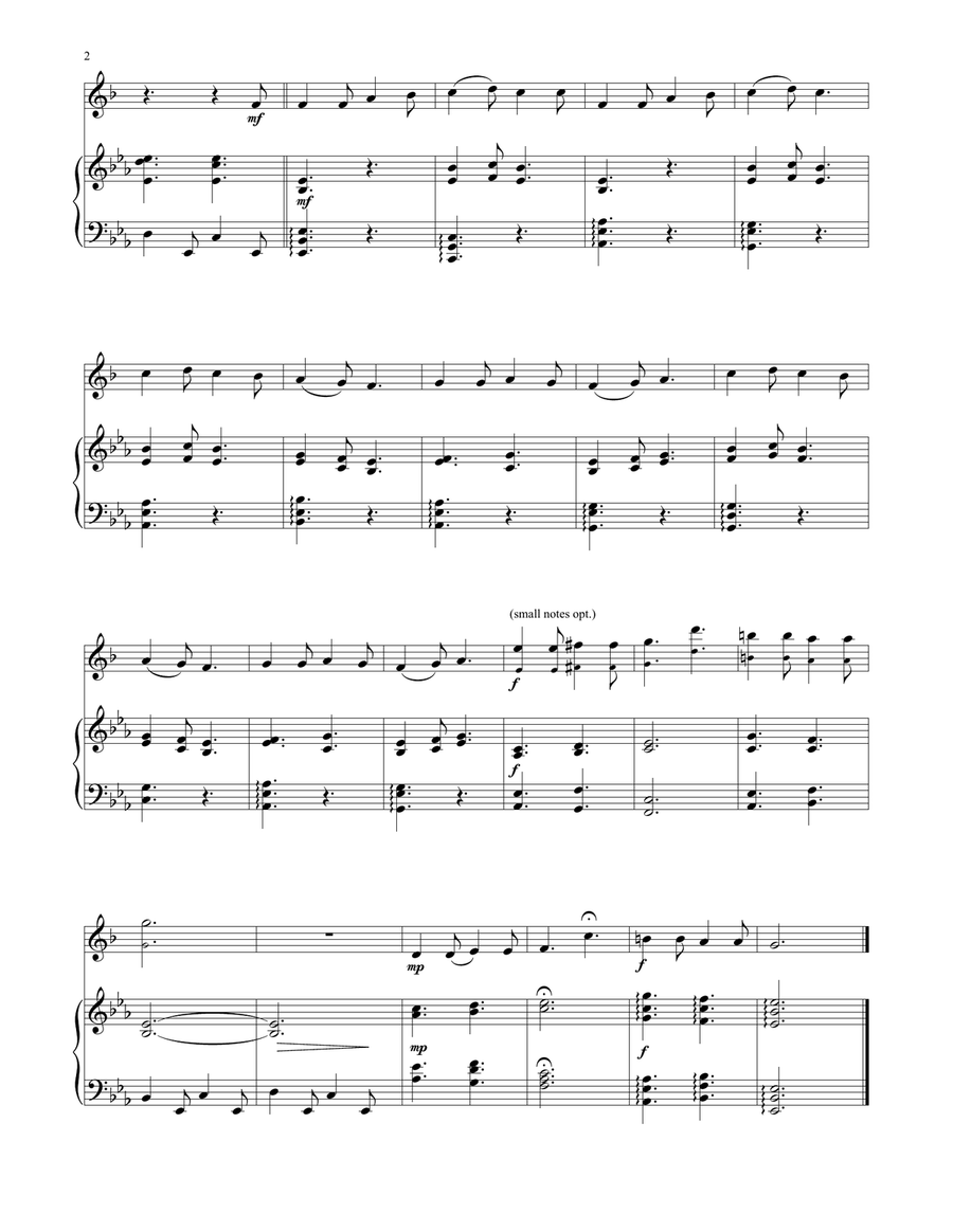 In Dulci Jubilo Trumpet Solo scores gallery preview page 2