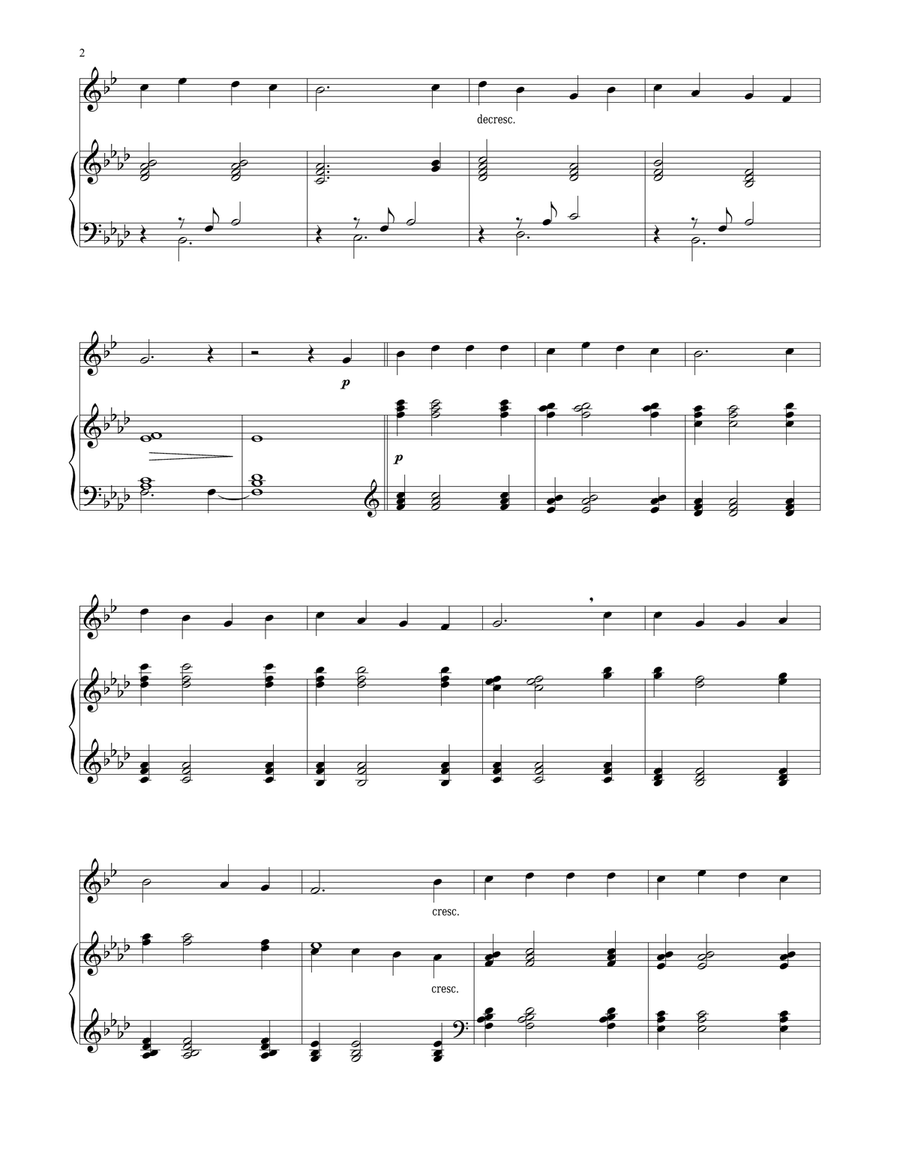 O Come, O Come, Emmanuel O Come, O Come, Emmanuel Trumpet Solo scores gallery preview page 2