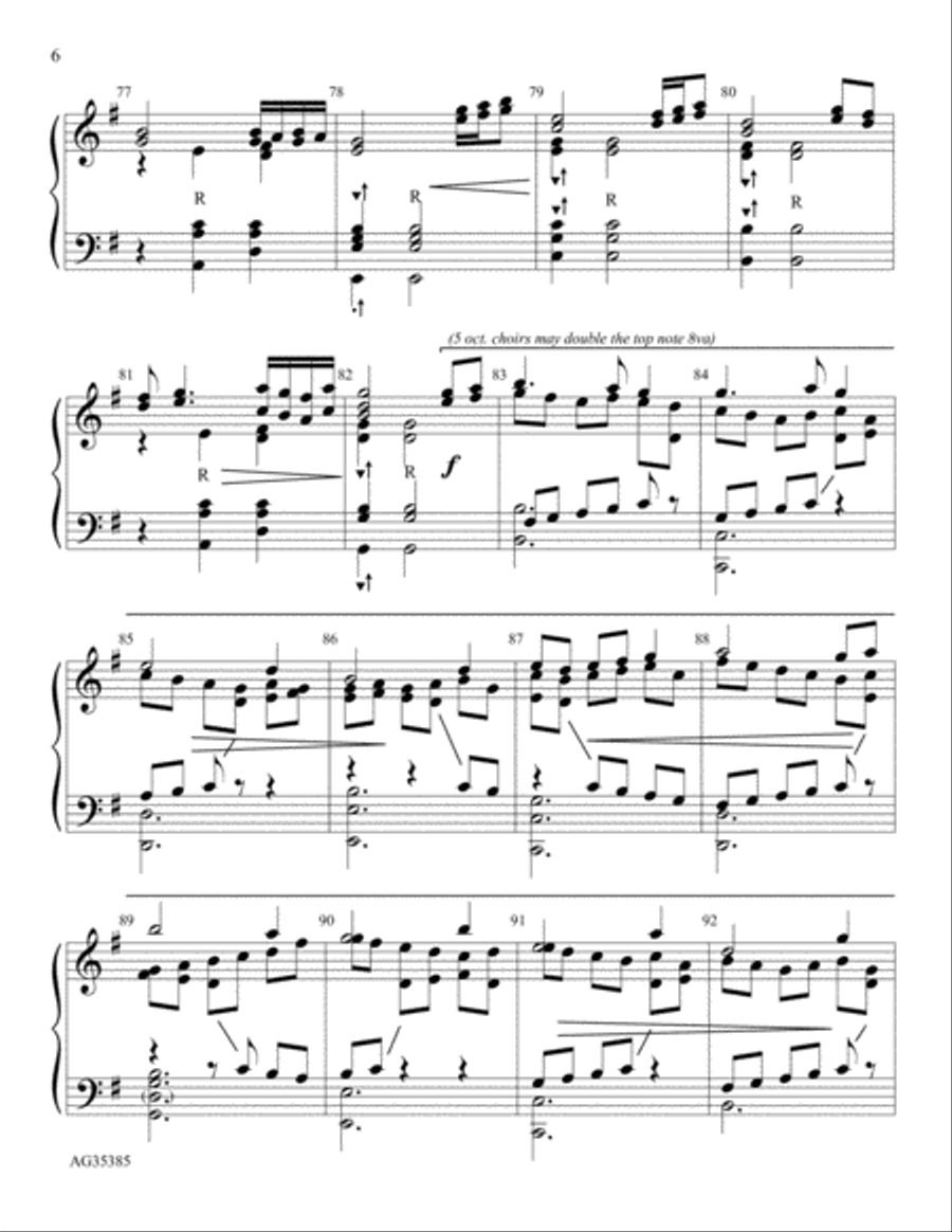 A Scottish Tune A Scottish Tune Handbell scores gallery preview page 6