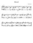 Bllizzard. Easy song for piano