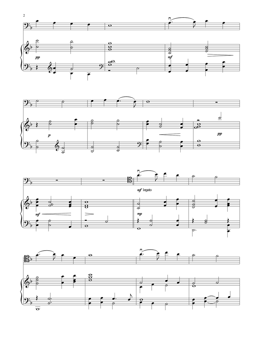 In The Bleak Midwinter In The Bleak Midwinter Piano scores gallery preview page 2
