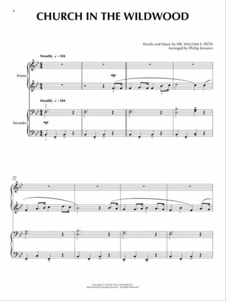Gospel Duets Gospel Duets Piano Duet scores gallery preview page 4