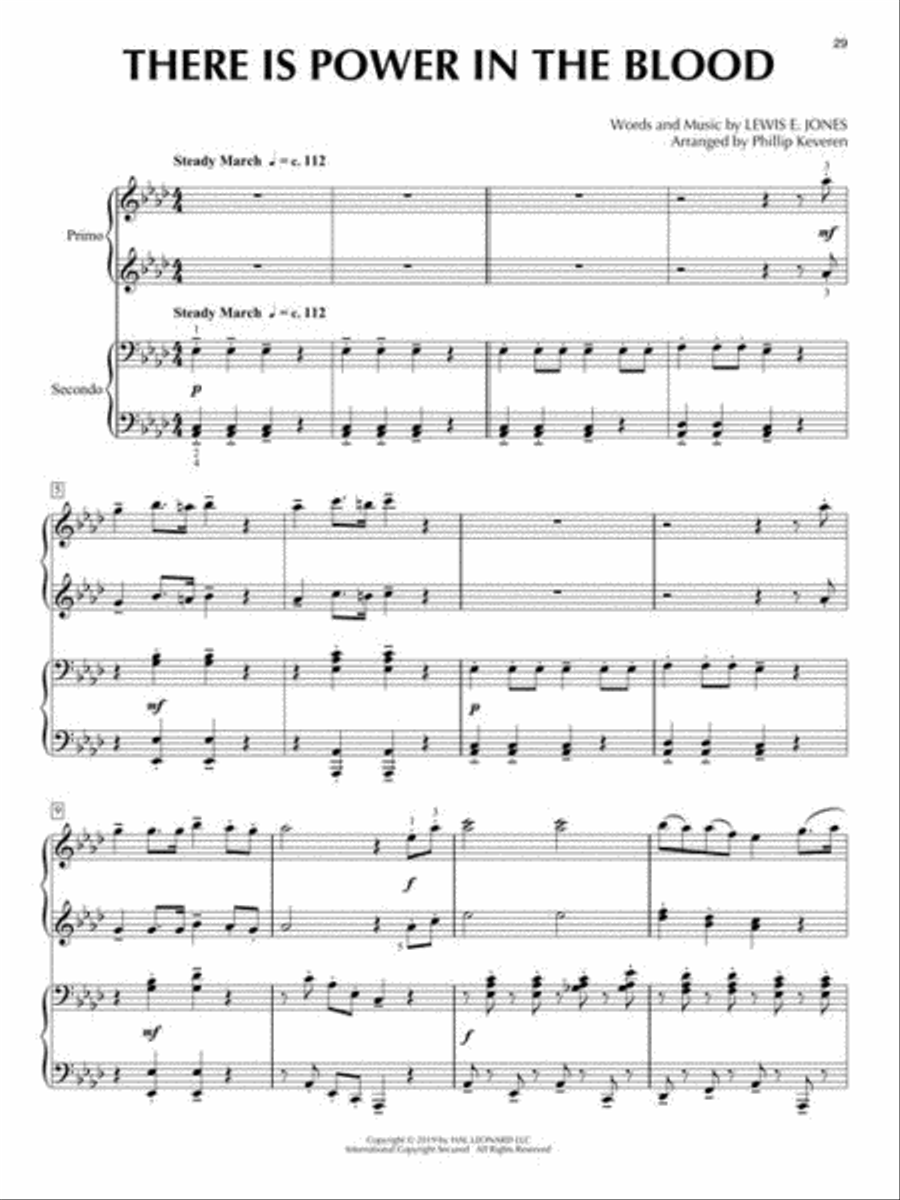 Gospel Duets Gospel Duets Piano Duet scores gallery preview page 6