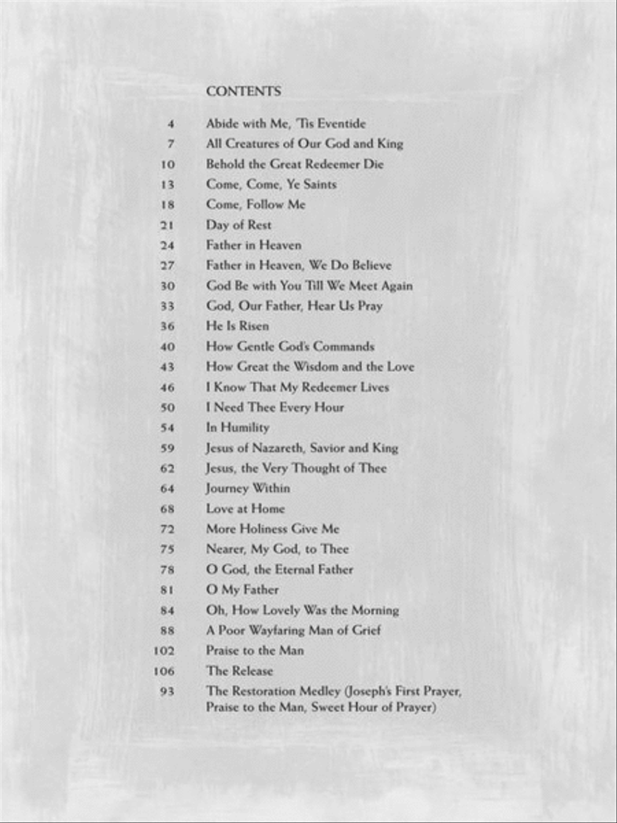 Paul Cardall – The Hymns Collection Piano Solo scores gallery preview page 4