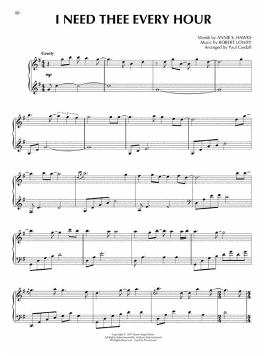Paul Cardall – The Hymns Collection Piano Solo scores gallery preview page 6