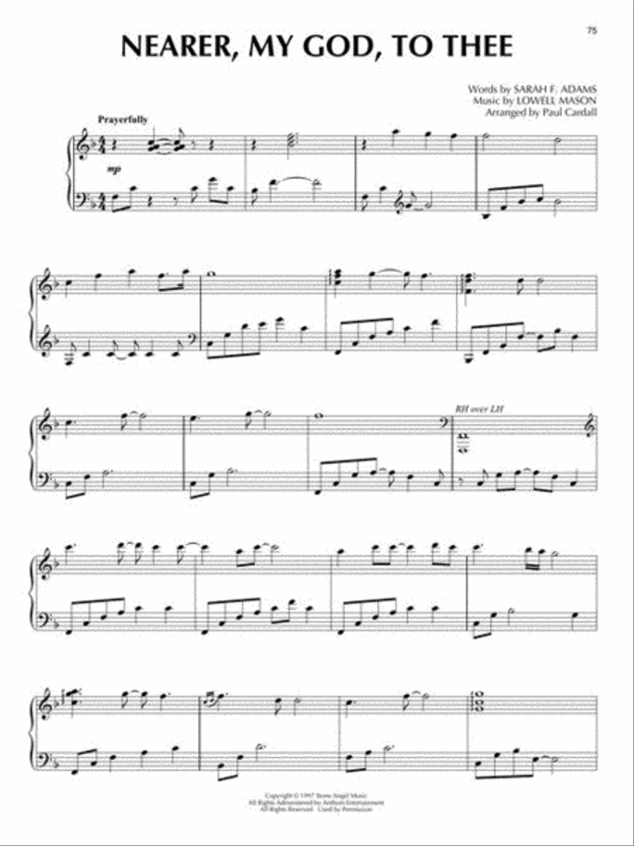 Paul Cardall – The Hymns Collection Piano Solo scores gallery preview page 7