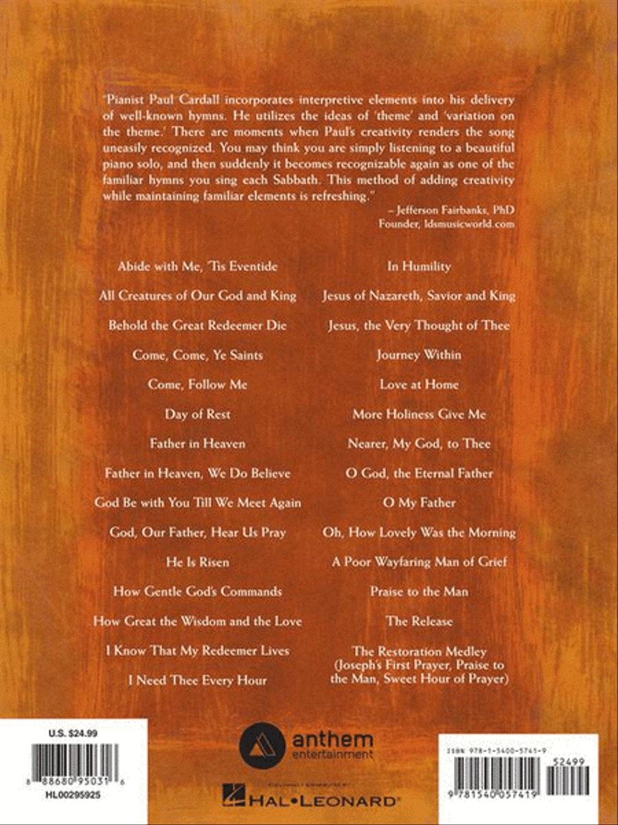 Paul Cardall – The Hymns Collection Piano Solo scores gallery preview page 8