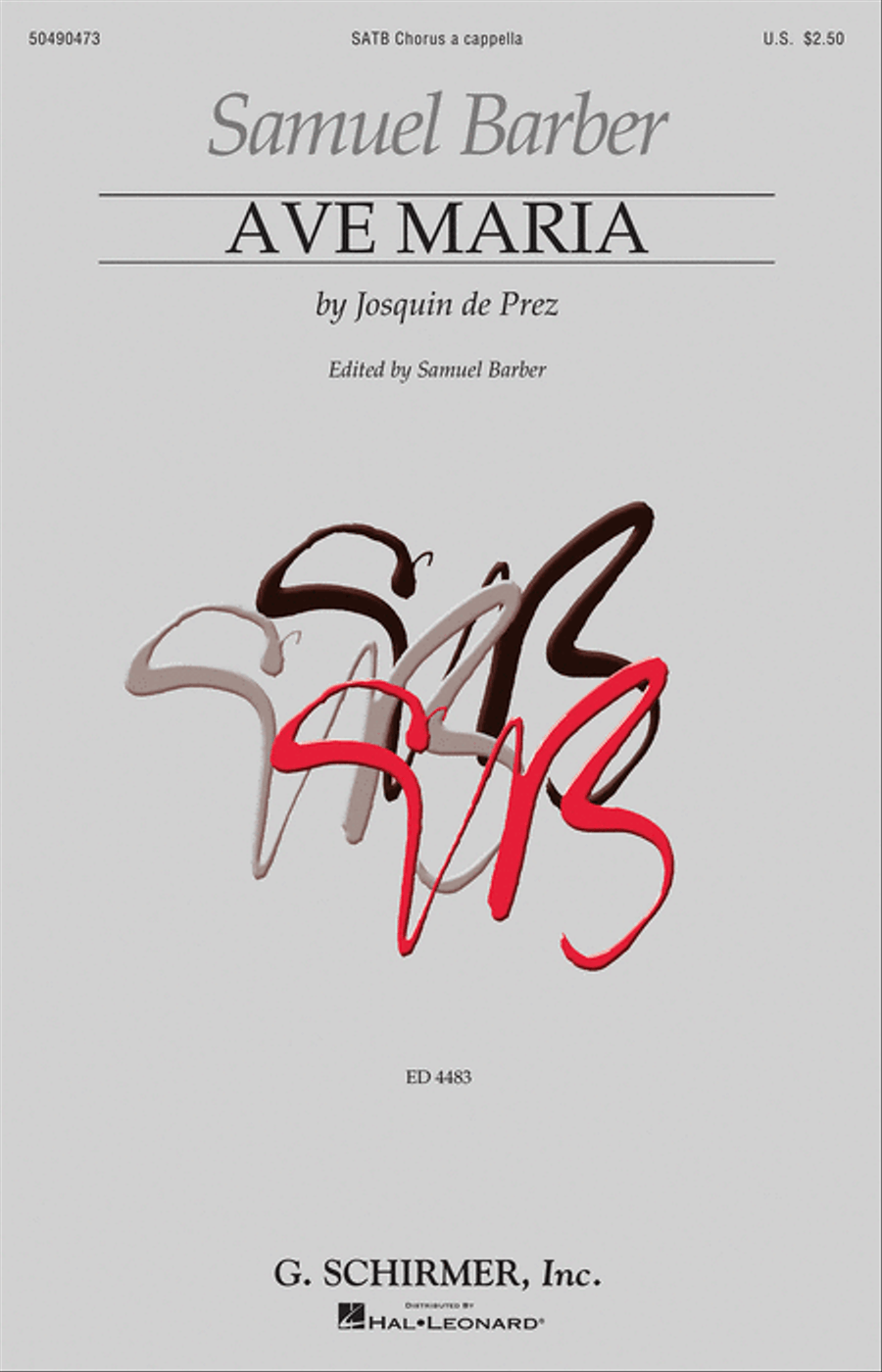 Ave Maria - Satb A Cappella 4-Part scores gallery preview page 1