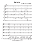 Sing For You - SATBB+VP Acappella
