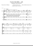 Carol of the Bells....satb