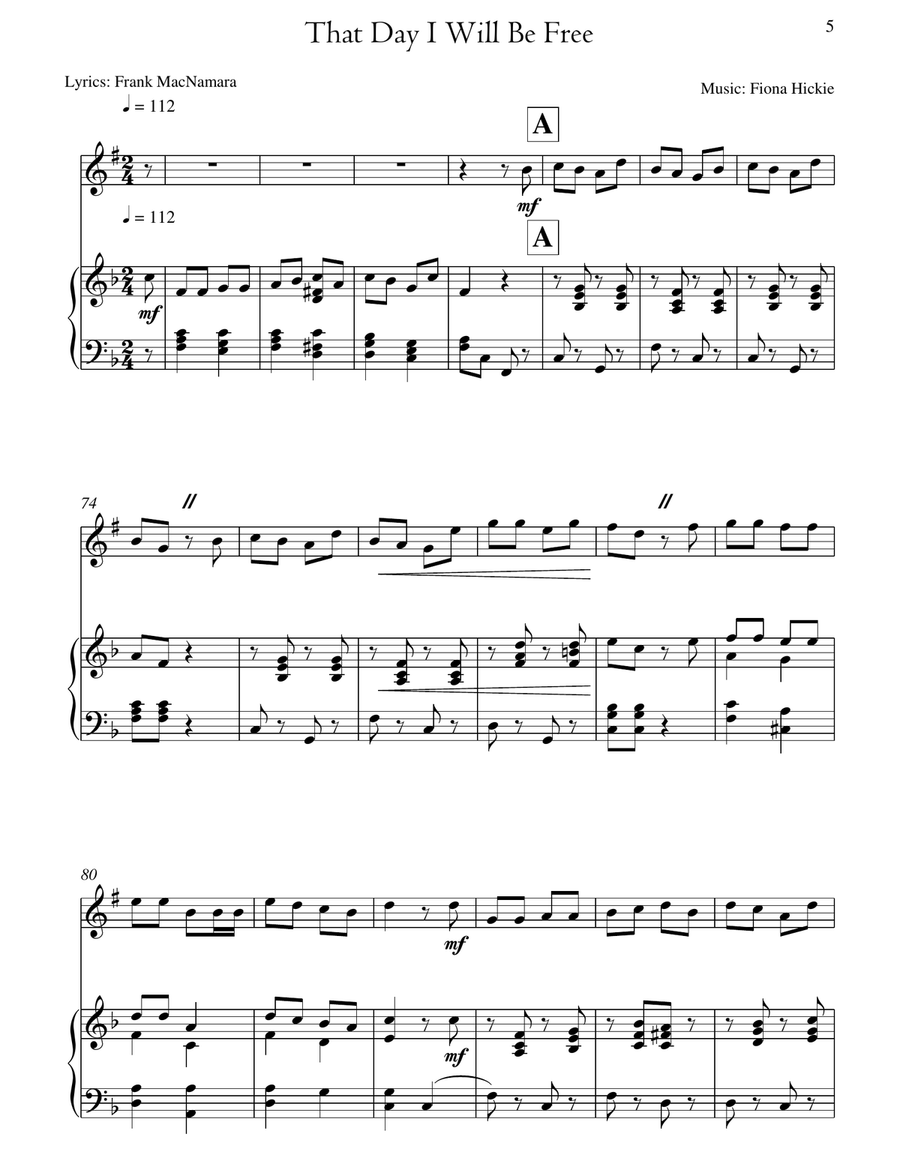 Frank The Poet Clarinet Solo scores gallery preview page 6